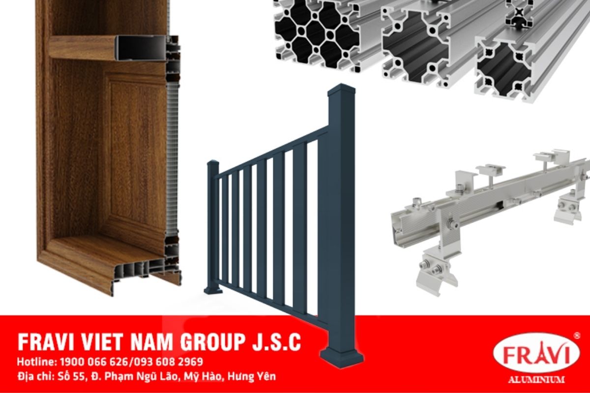 Nhôm định hình- Khái niệm và ứng dụng