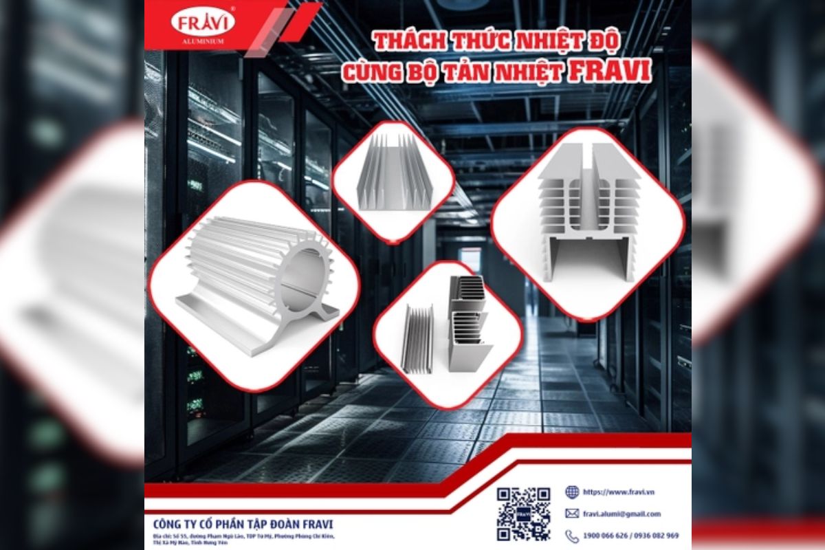 Khám phá nhôm tản nhiệt FRAVI: sự lựa chọn hoàn hảo cho các sản phẩm điện gia dụng