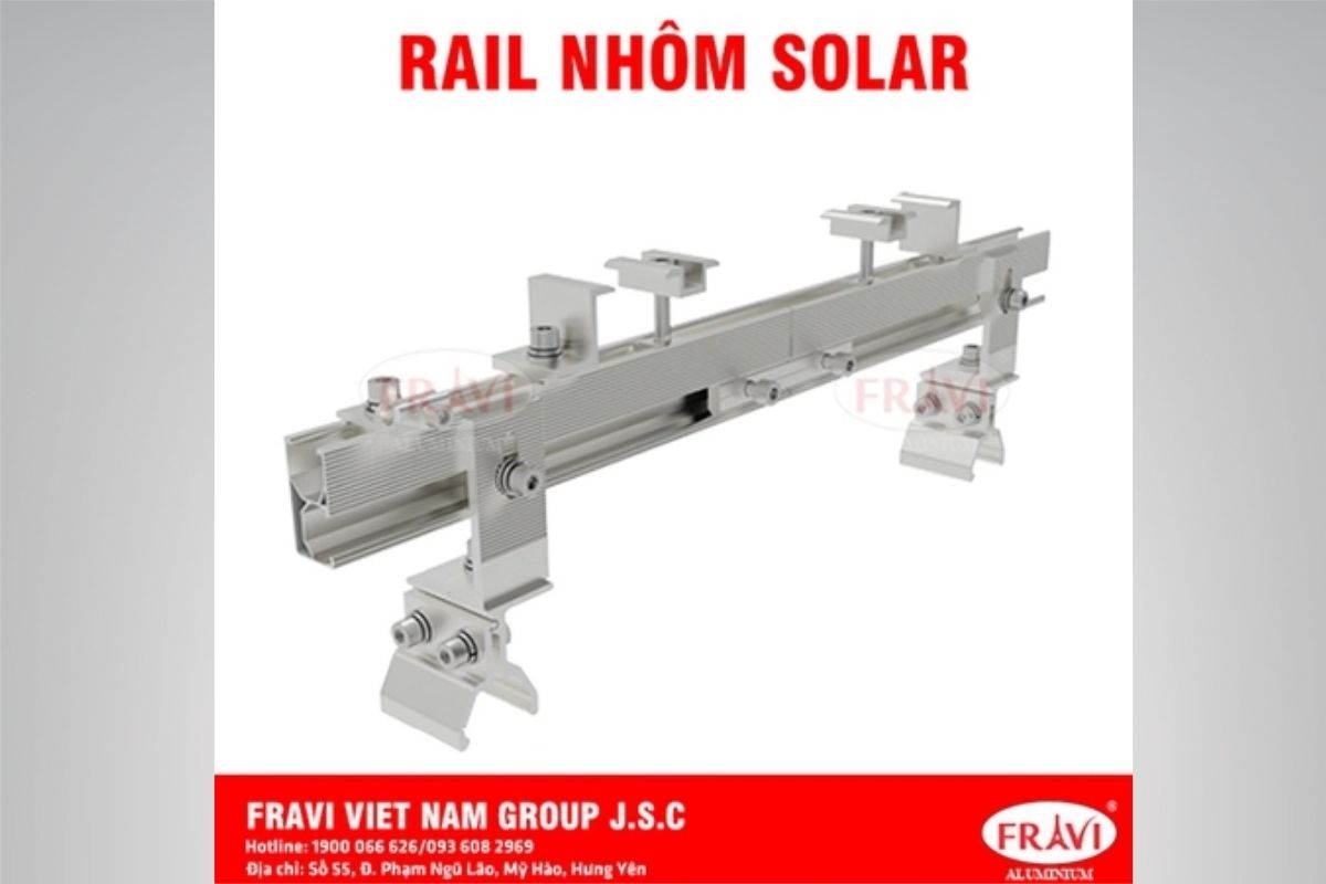 Tìm hiểu về rail nhôm solar – cấu tạo, ưu điểm và ứng dụng trong hệ thống điện mặt trời