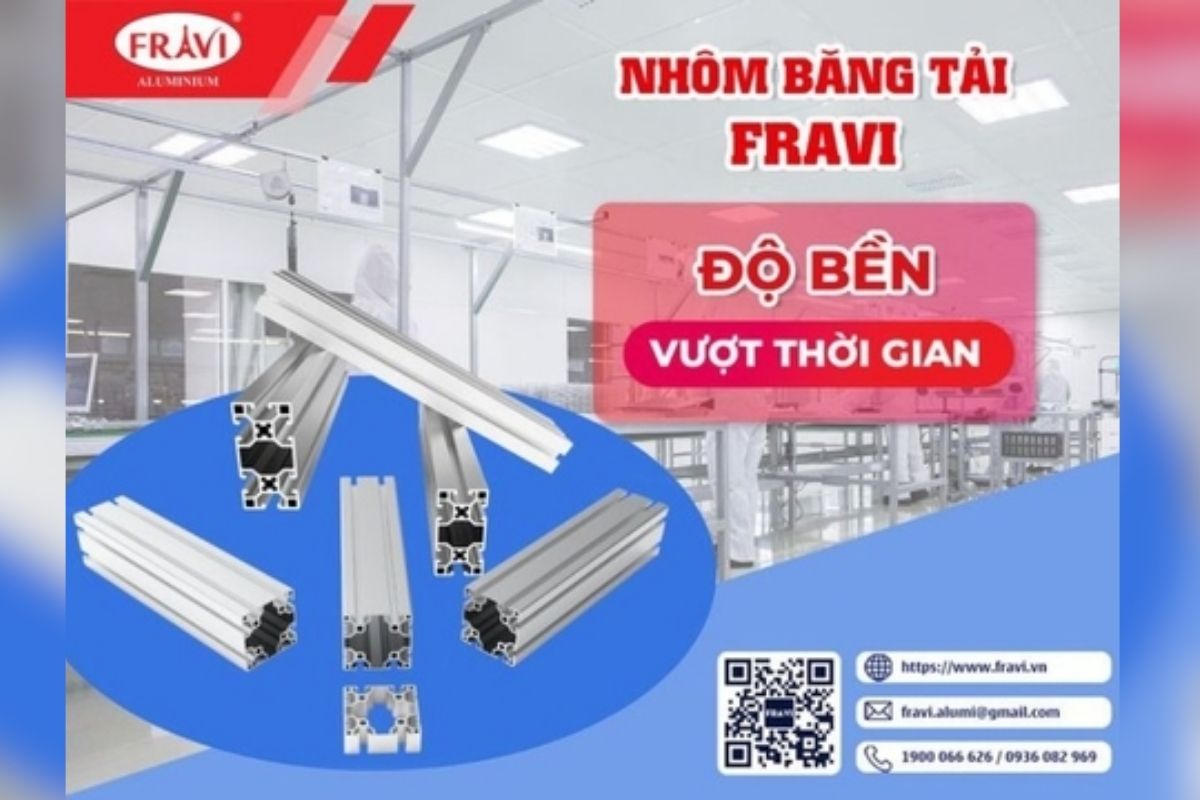 Băng tải khung nhôm định hình - Giải pháp ưu việt, đáp ứng tốt nhu cầu của doanh nghiệp