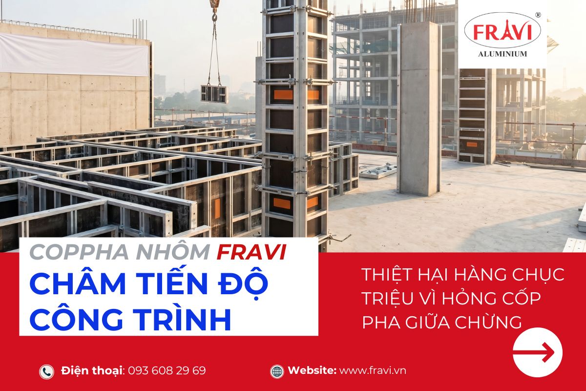 THIỆT HẠI HÀNG CHỤC TRIỆU VÌ HỎNG CỐP PHA GIỮA CHỪNG: BÀI TOÁN KINH TẾ CHO NHÀ THẦU