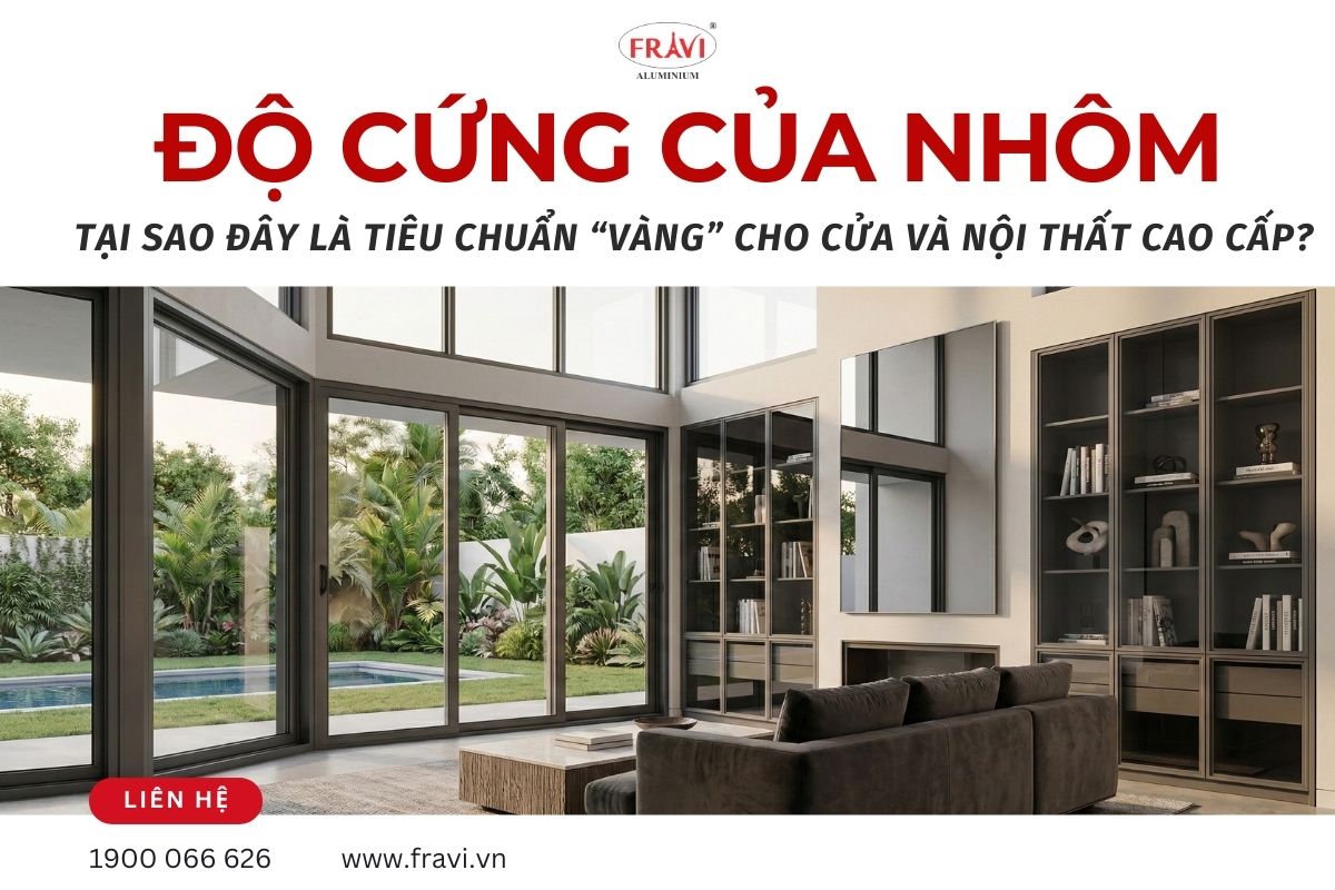 Độ cứng của nhôm là gì? Tại sao đây là tiêu chuẩn “vàng” cho cửa và nội thất cao cấp?
