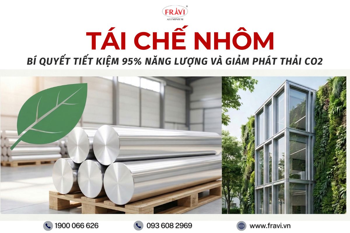 Tái chế nhôm: Bí quyết tiết kiệm 95% năng lượng và giảm phát thải CO2