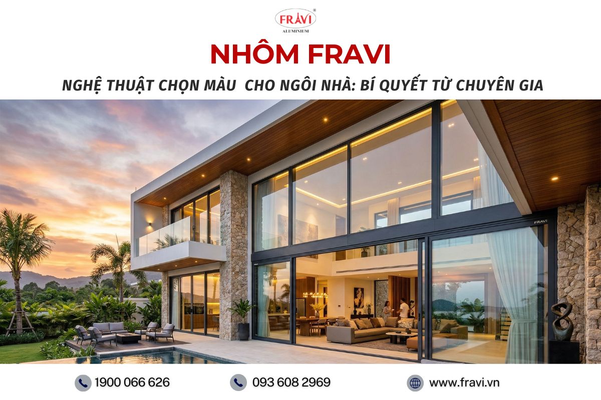 Nghệ Thuật Chọn Màu Nhôm Fravi Cho Ngôi Nhà: Bí Quyết Từ Chuyên Gia