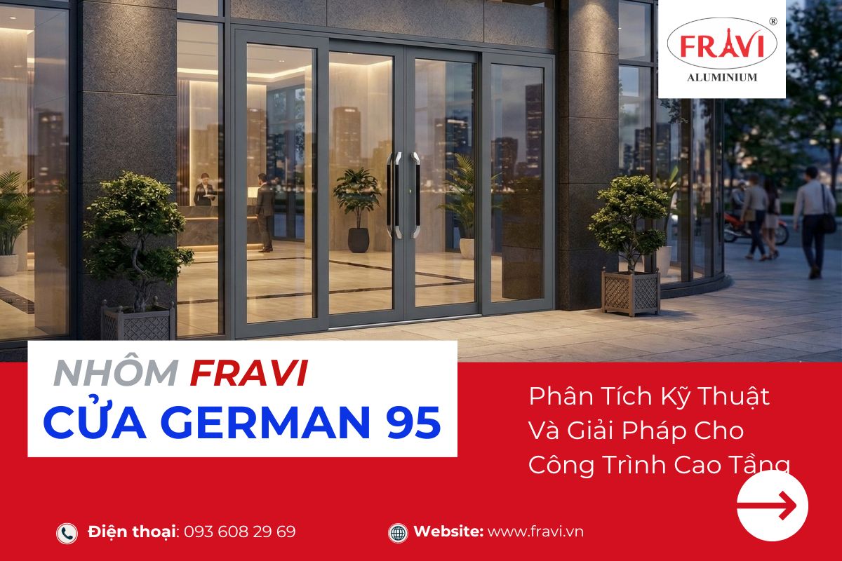 Hệ Nhôm German 95 Fravi: Phân Tích Kỹ Thuật Và Giải Pháp Cho Công Trình Cao Tầng