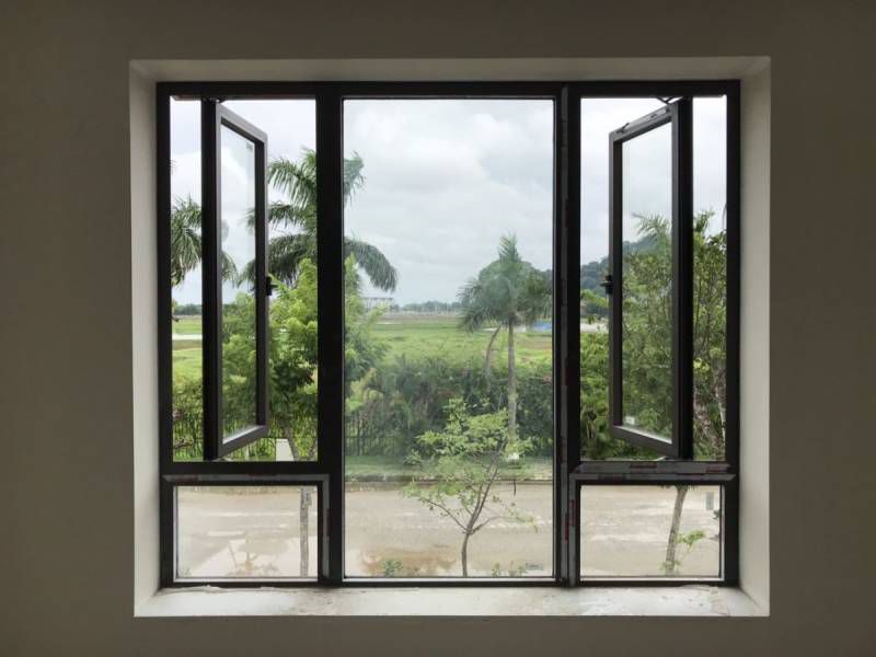 Cửa Sổ Mở Quay Nhôm XingFa Hệ 55