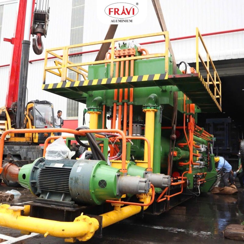 dây chuyền đùn ép nhôm
