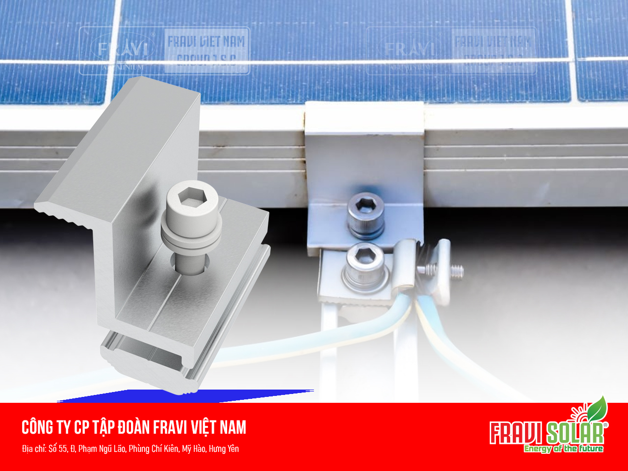 kẹp biên solar