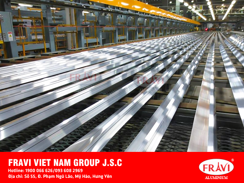 nhà máy sản xuất nhôm định hình - sản xuất nhôm định hình theo yêu cầu - fravi việt nam