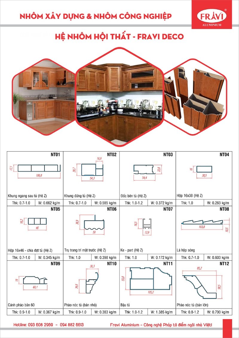 Nhôm nội thất tại Miền Bắc