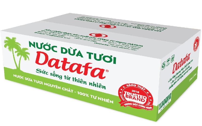 Nước Dừa Tươi Datafa - Thùng 24 lon 325ml
