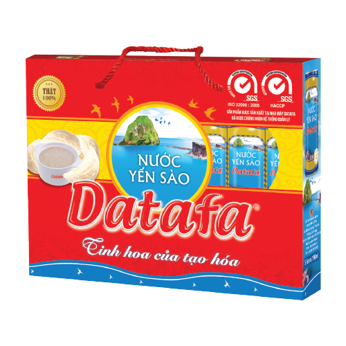 Nước Yến Sào Datafa - Hộp 5 lon 190ml