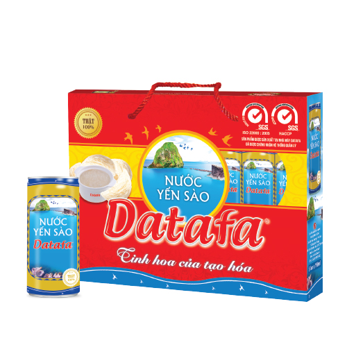 Nước Yến Sào Datafa - Hộp 5 lon 190ml