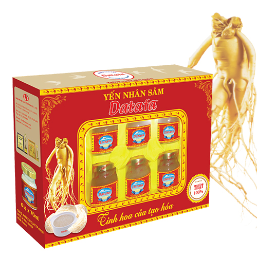 Yến Nhân Sâm Datafa - Hộp 6 lọ