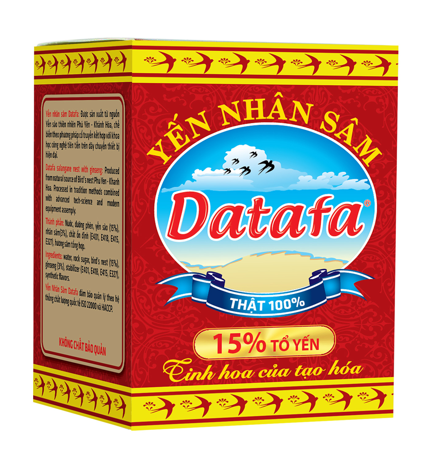 Yến Sào Nhân Sâm DATAFA (15% TỔ YẾN)