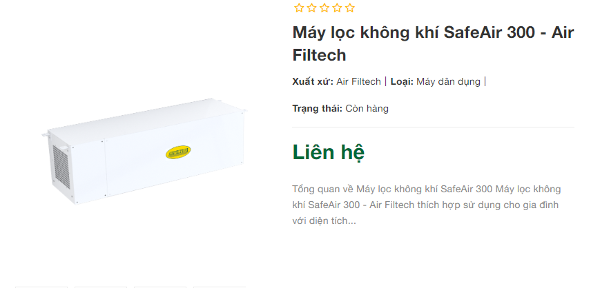 lọc không khí safeair