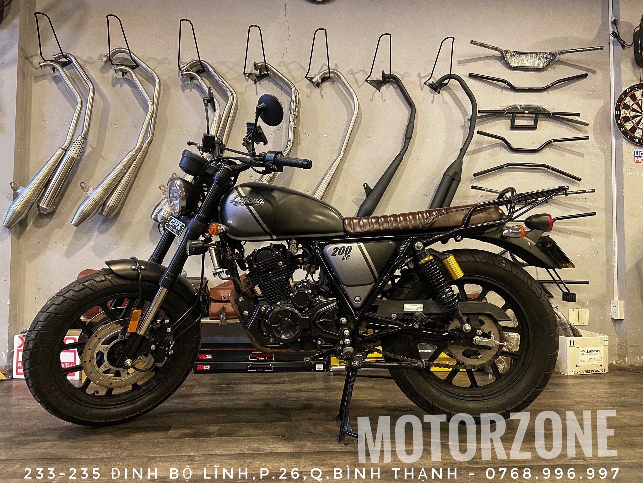 Yên đôi xe GPX Legend 150/200 | MotorZone VN