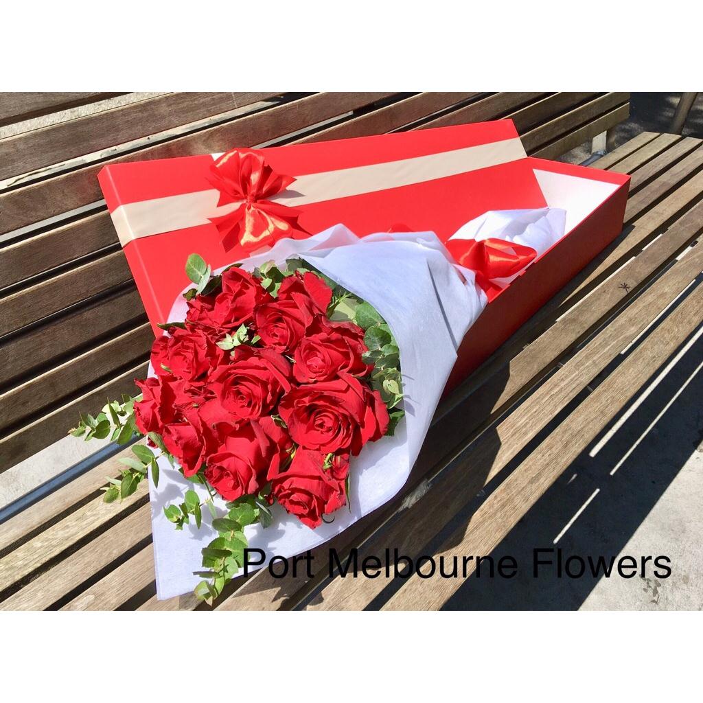 VD-12 Premium Red Rose Box