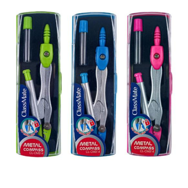 Bộ Compas ClassMate CL-CM314 Chất Liệu Kim Loại Và Nhựa