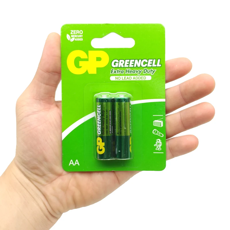 Pin Tiểu GP Greencell AA GP15G-2U2 (Vỉ 2 Viên)