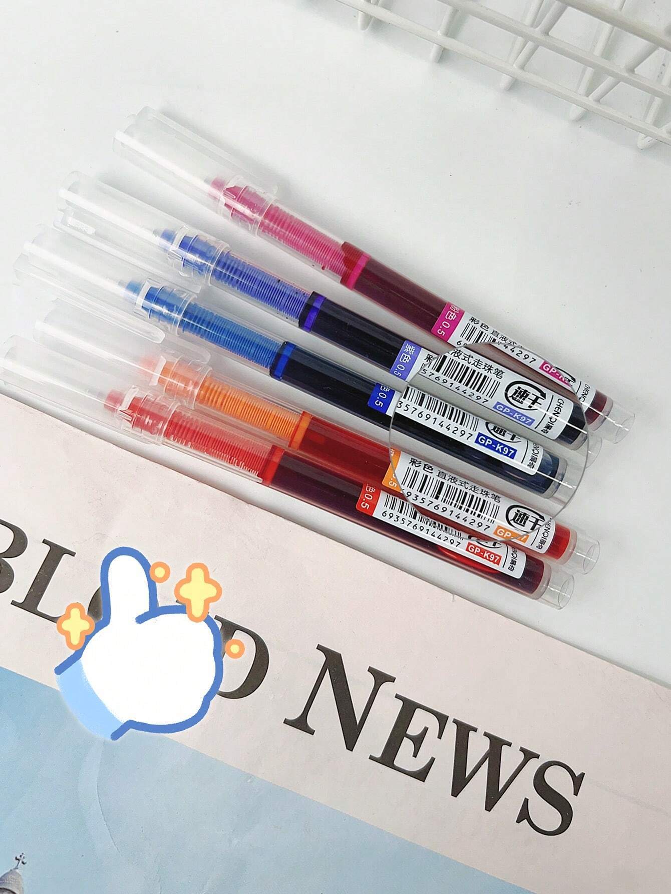 Bộ Bút Gel 12 Màu GP - K97 Đa Năng Tiện Lợi Cho Công Việc Và Học Tập