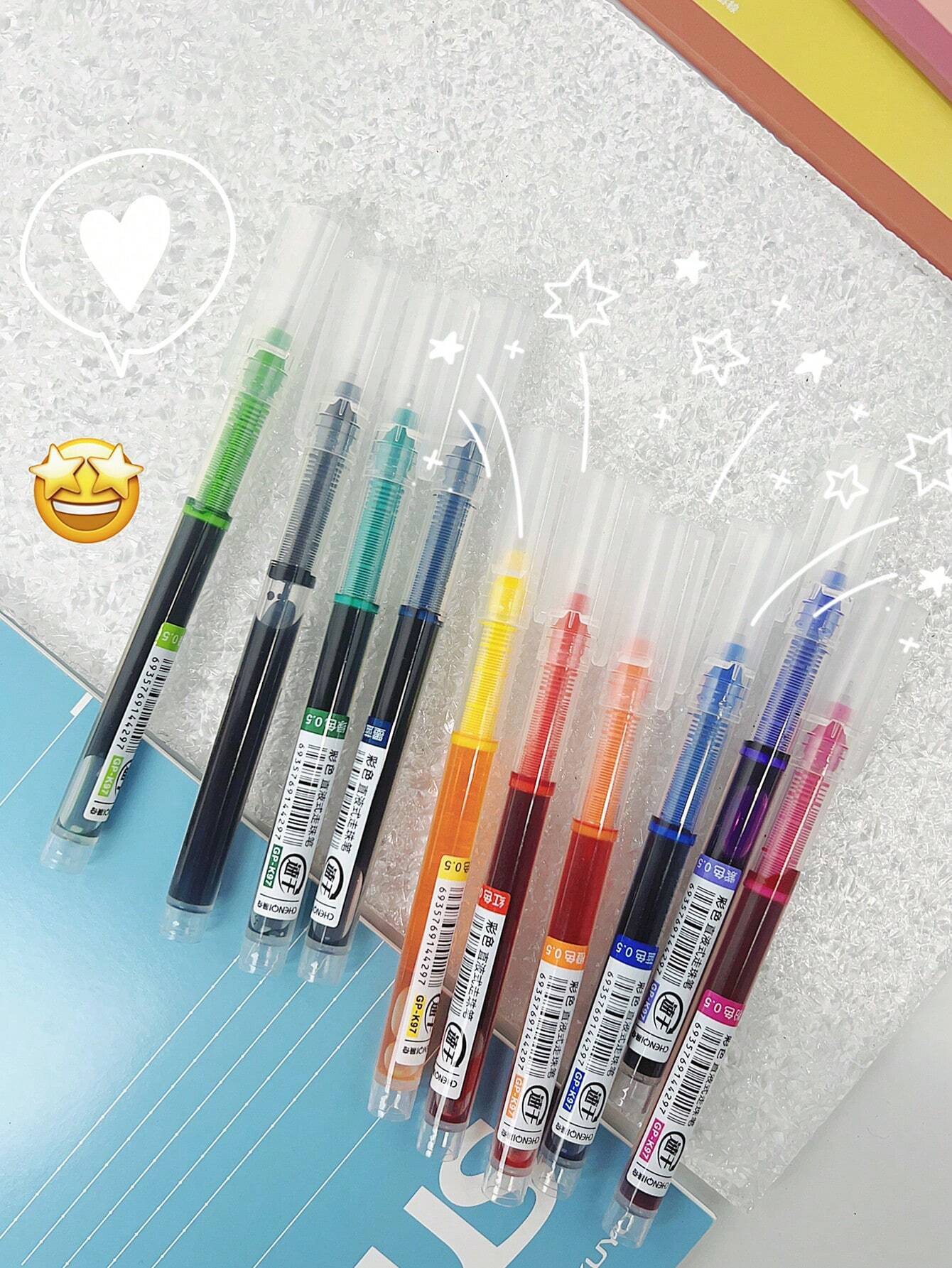 Bộ Bút Gel 12 Màu GP - K97 Đa Năng Tiện Lợi Cho Công Việc Và Học Tập