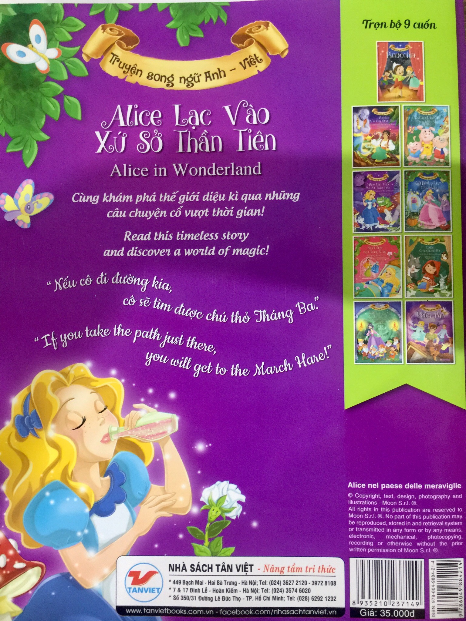 Alice Lạc Vào Xứ Sở Thần Tiên (Song Ngữ Anh - Việt)