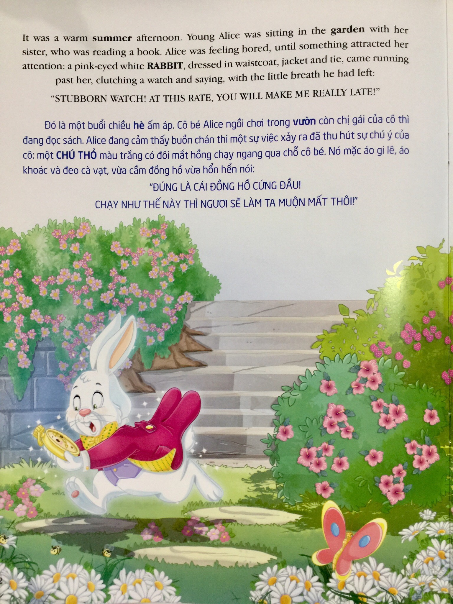 Alice Lạc Vào Xứ Sở Thần Tiên (Song Ngữ Anh - Việt)