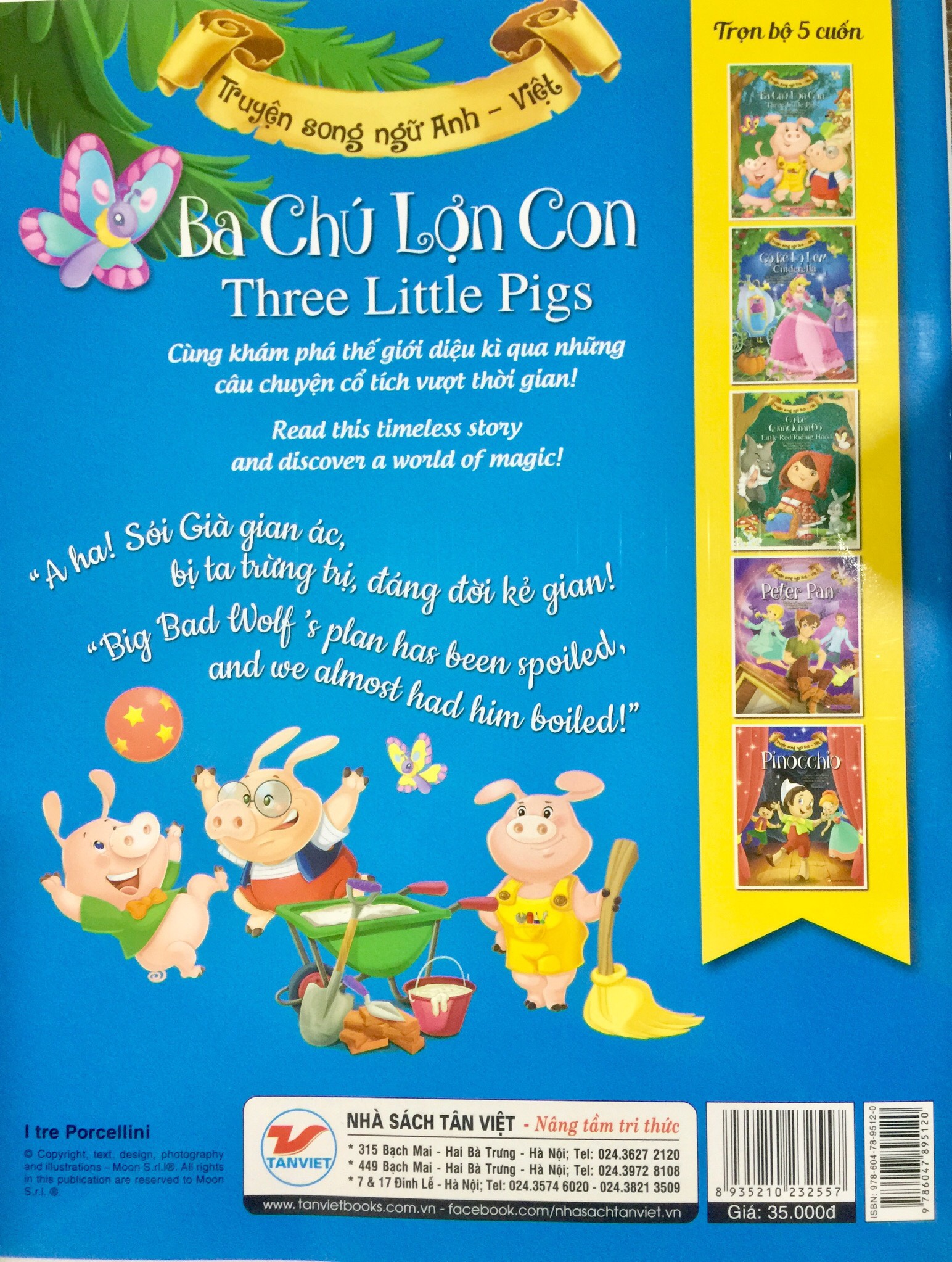 Ba Chú Lợn Con (Song Ngữ Anh - Việt)