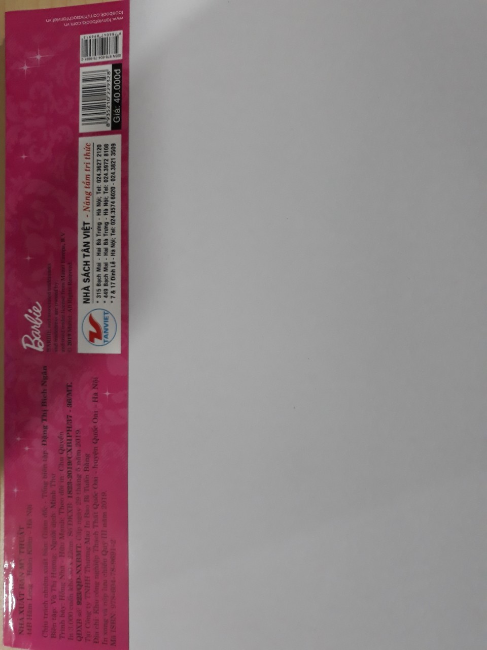 Barbie - Phong Cách Thời Thượng - Tô màu khổ lớn với hơn 50 đề can