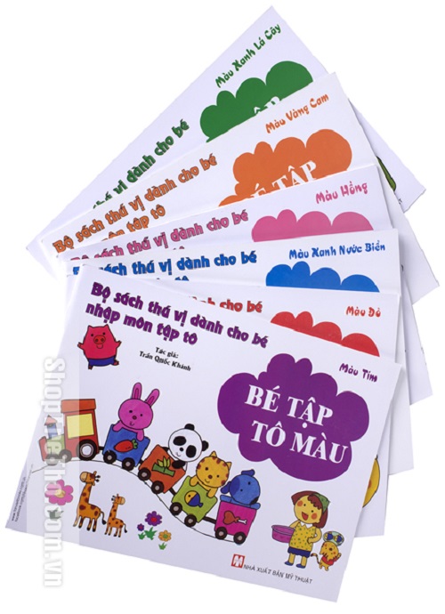 Bé Tập Tô Màu - Màu Tím