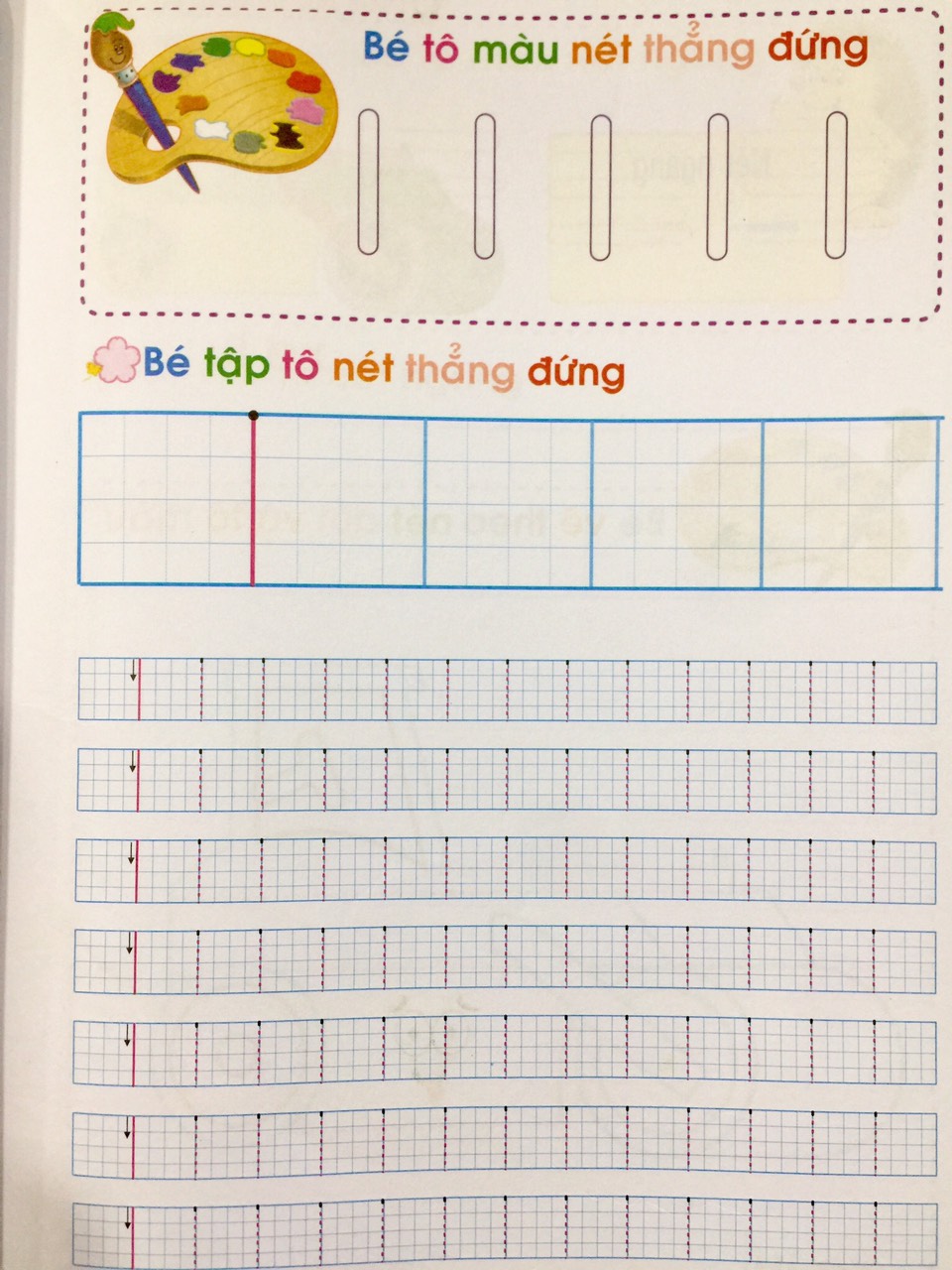 Bé Vào Lớp 1 - Tập Tô Nét Cơ Bản