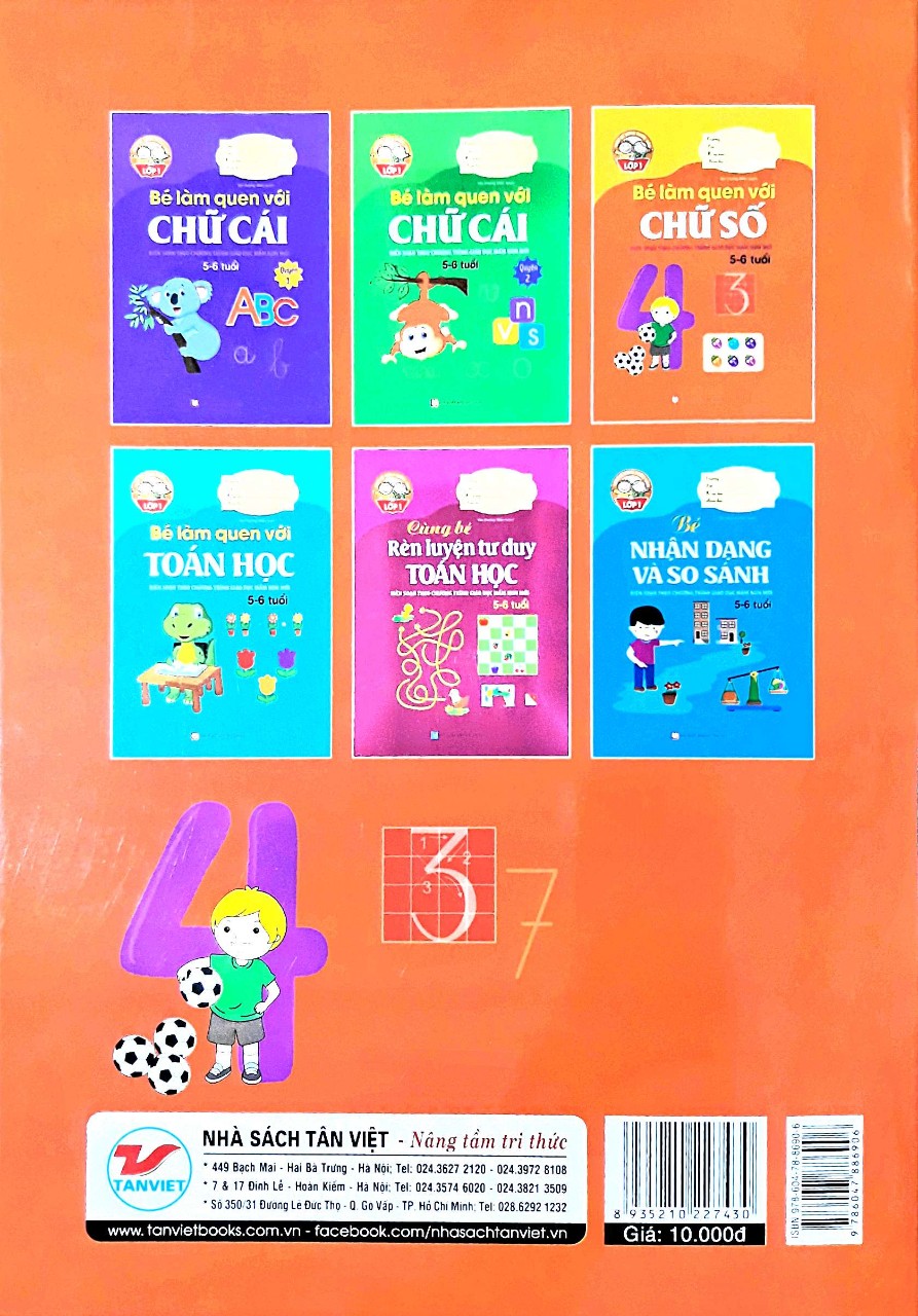 Vững Bước Vào Lớp 1 - Bé Làm Quen Với Chữ Số (5-6 Tuổi)