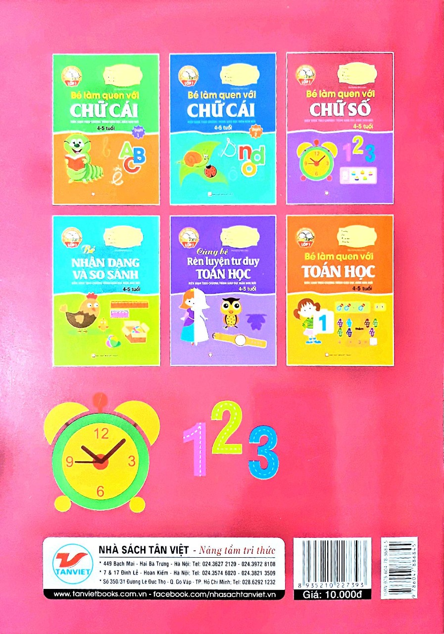 Giúp Bé Vững Bước Vào Lớp 1 - Bé Làm Quen Với Chữ Số (4-5 Tuổi)