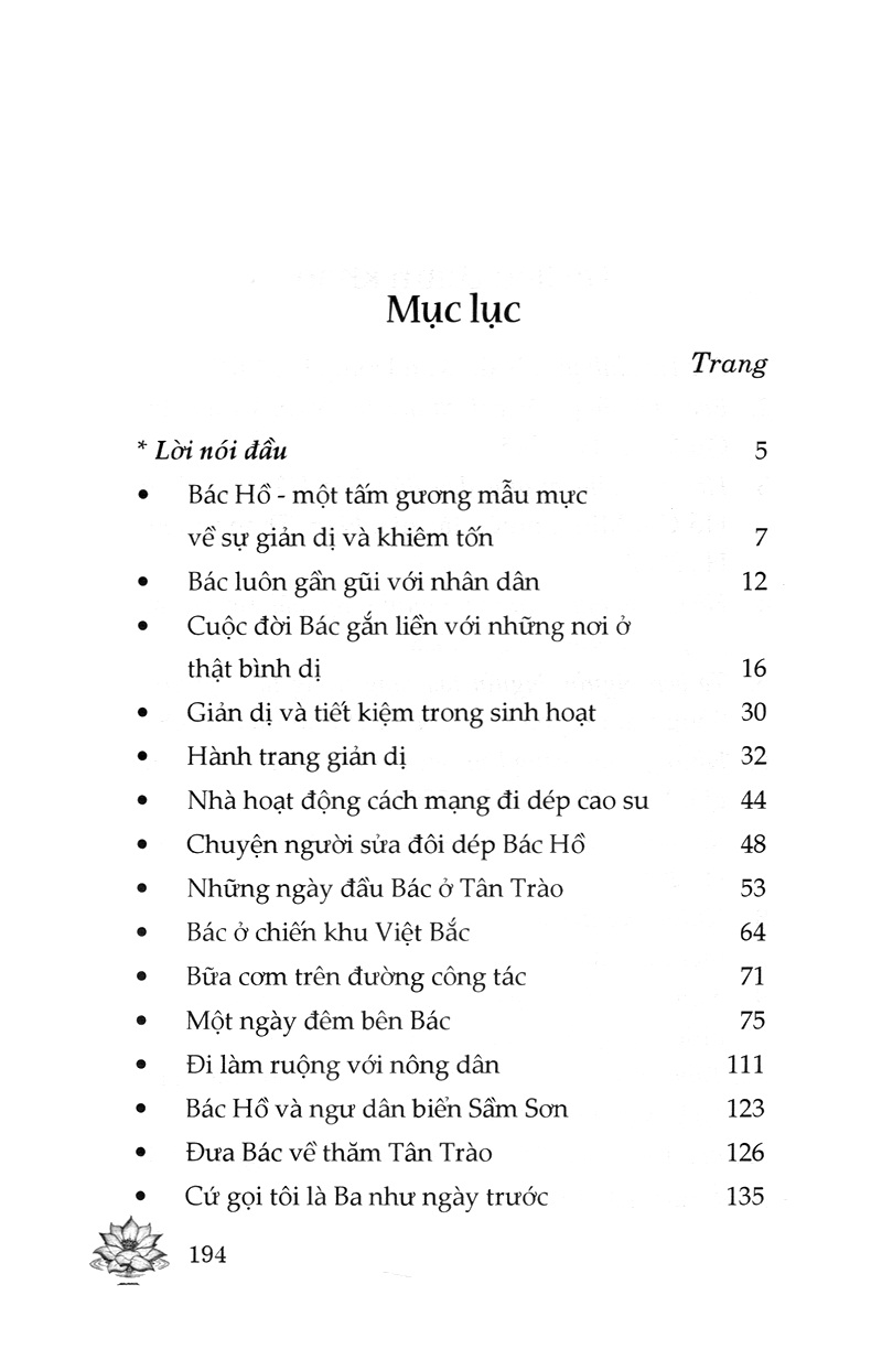 Bác Hồ Tấm Gương Mẫu Mực Về Sự Giản Dị