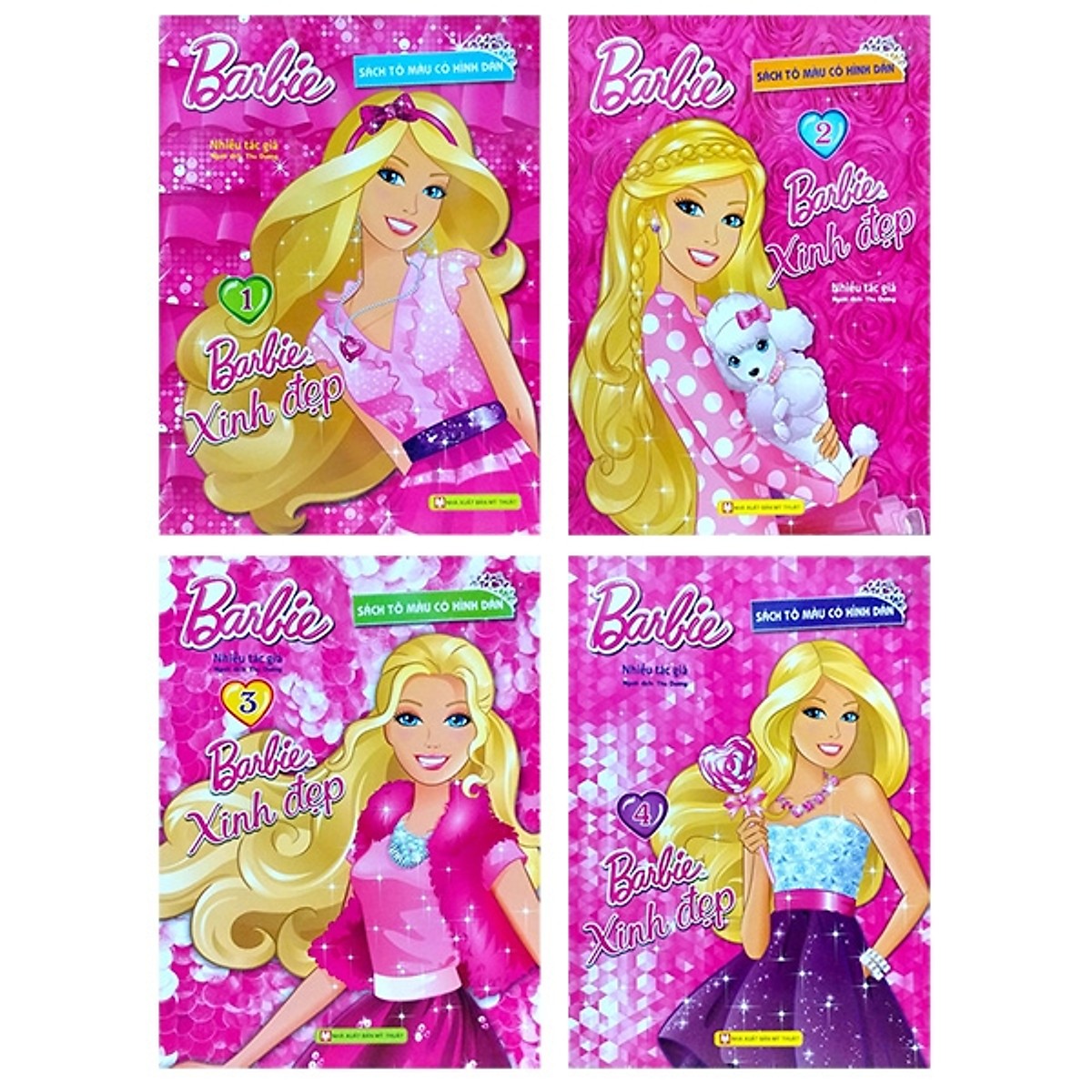 Barbie Xinh Đẹp 1 (Sách Tô Màu Có Hình Dán)