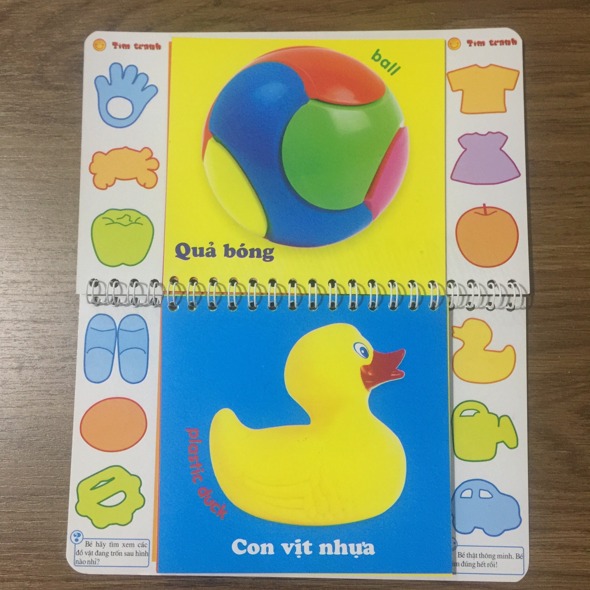 Bộ Tranh Phát Triển Trí Tuệ Cho Bé - Nhận Biết Đồ Vật