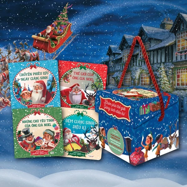 Boxset Giáng Sinh An Lành: Khám Phá Thế Giới Giáng Sinh Diệu Kì (Hộp 4 Cuốn)