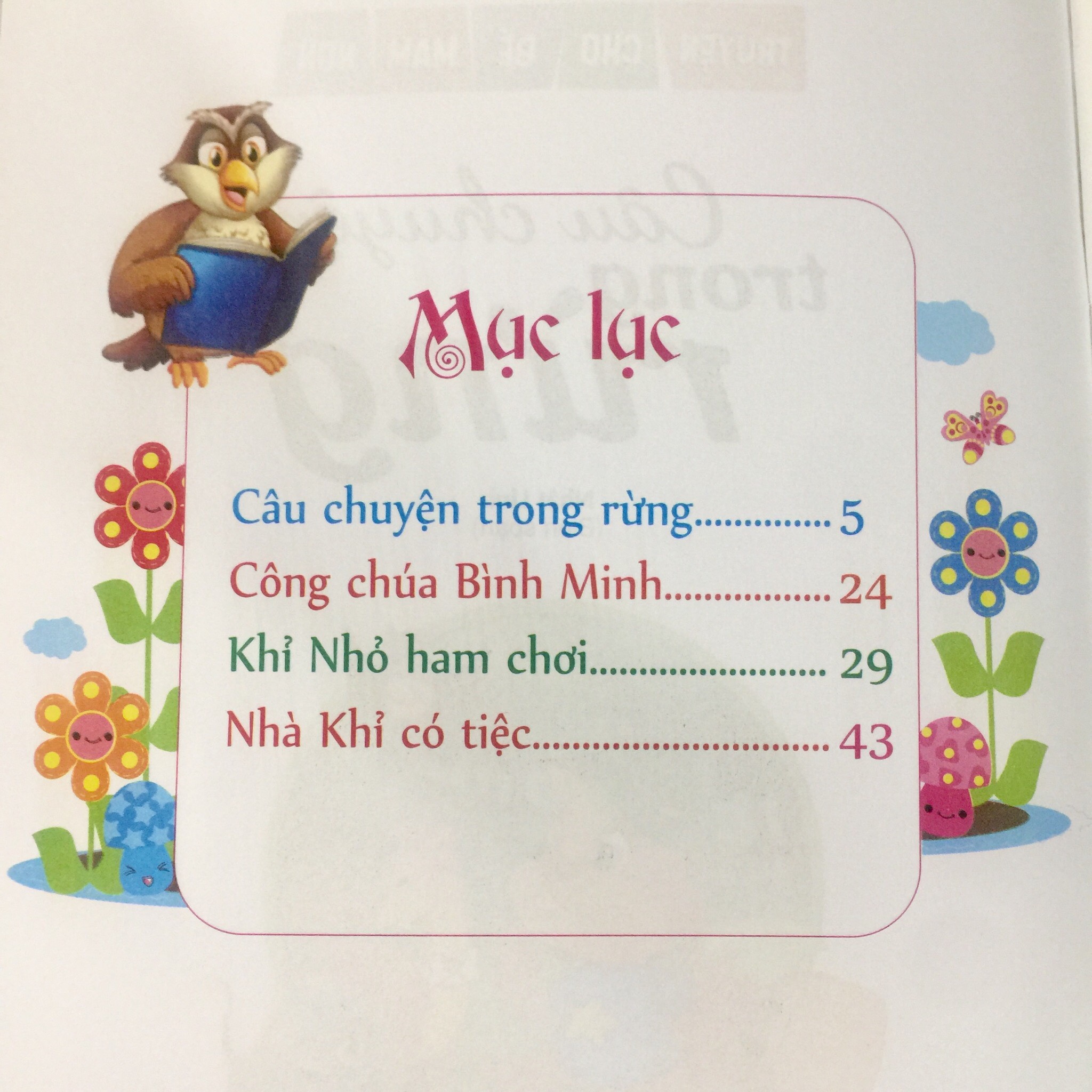 Câu Chuyện Trong Rừng- Truyện Cho Bé Mầm Non
