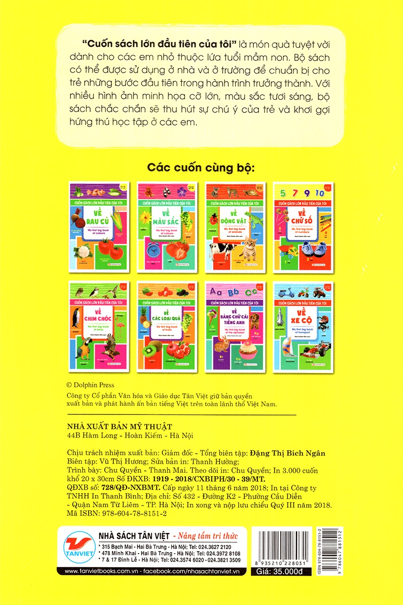 Cuốn Sách Lớn Đầu Tiên Của Tôi Về Chữ Số