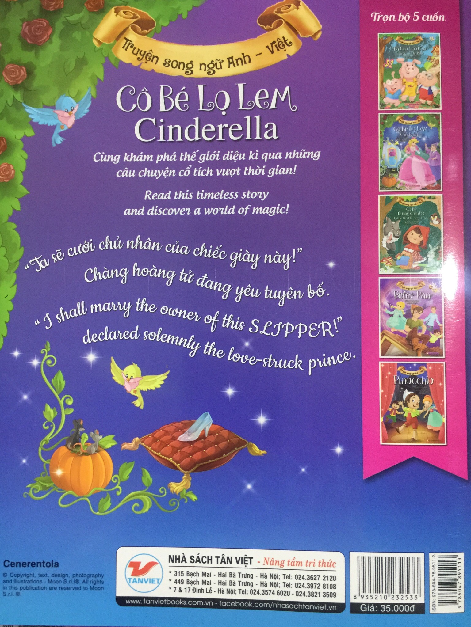 Cô Bé Lọ Lem - Truyện Song Ngữ Anh - Việt