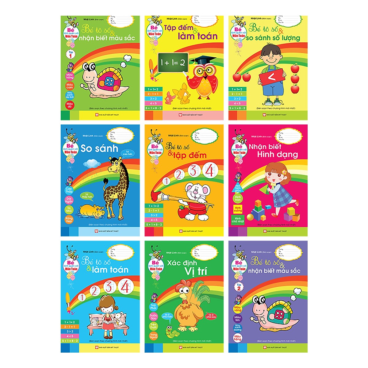 Bé Làm Quen Với Môn Toán - Bé Tô Số Và Tập Đếm