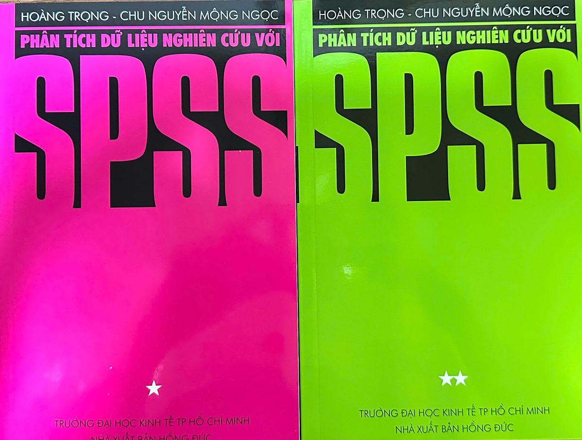 Combo Phân Tích Dữ Liệu Nghiên Cứu Với SPSS: Tập 1 + Tập 2 ( 02 Cuốn)