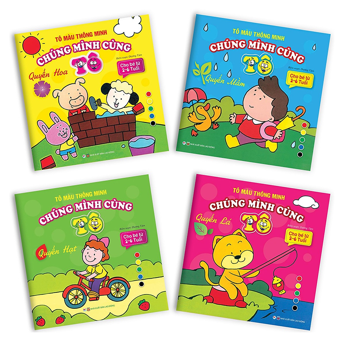 Tô Màu Thông Minh - Chúng Mình Cùng Tô - Quyển Mầm