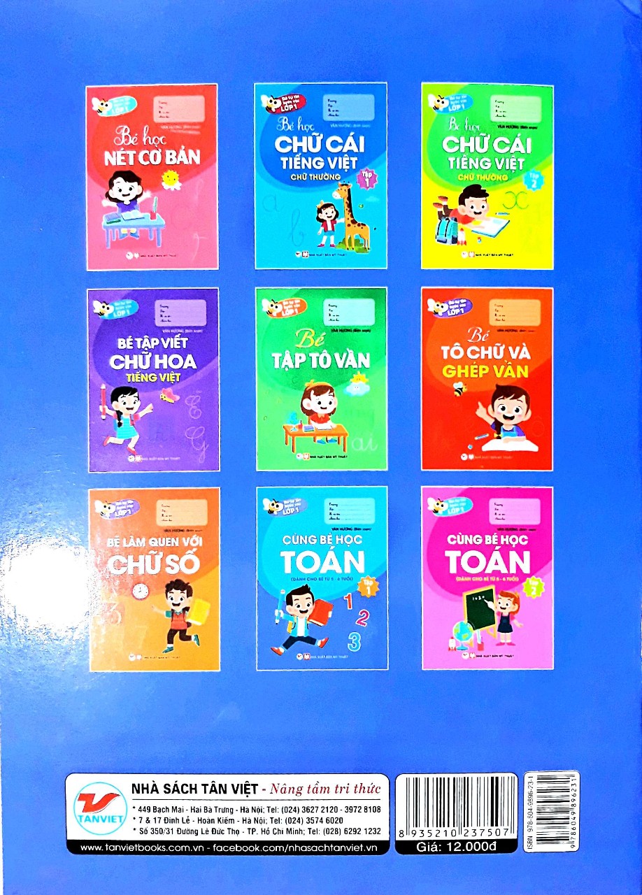 Bé Tự Tin Bước Vào Lớp 1 - CÙng Bé Học Toán (Dành Cho Bé Từ 5-6 Tuổi) Tâp 1