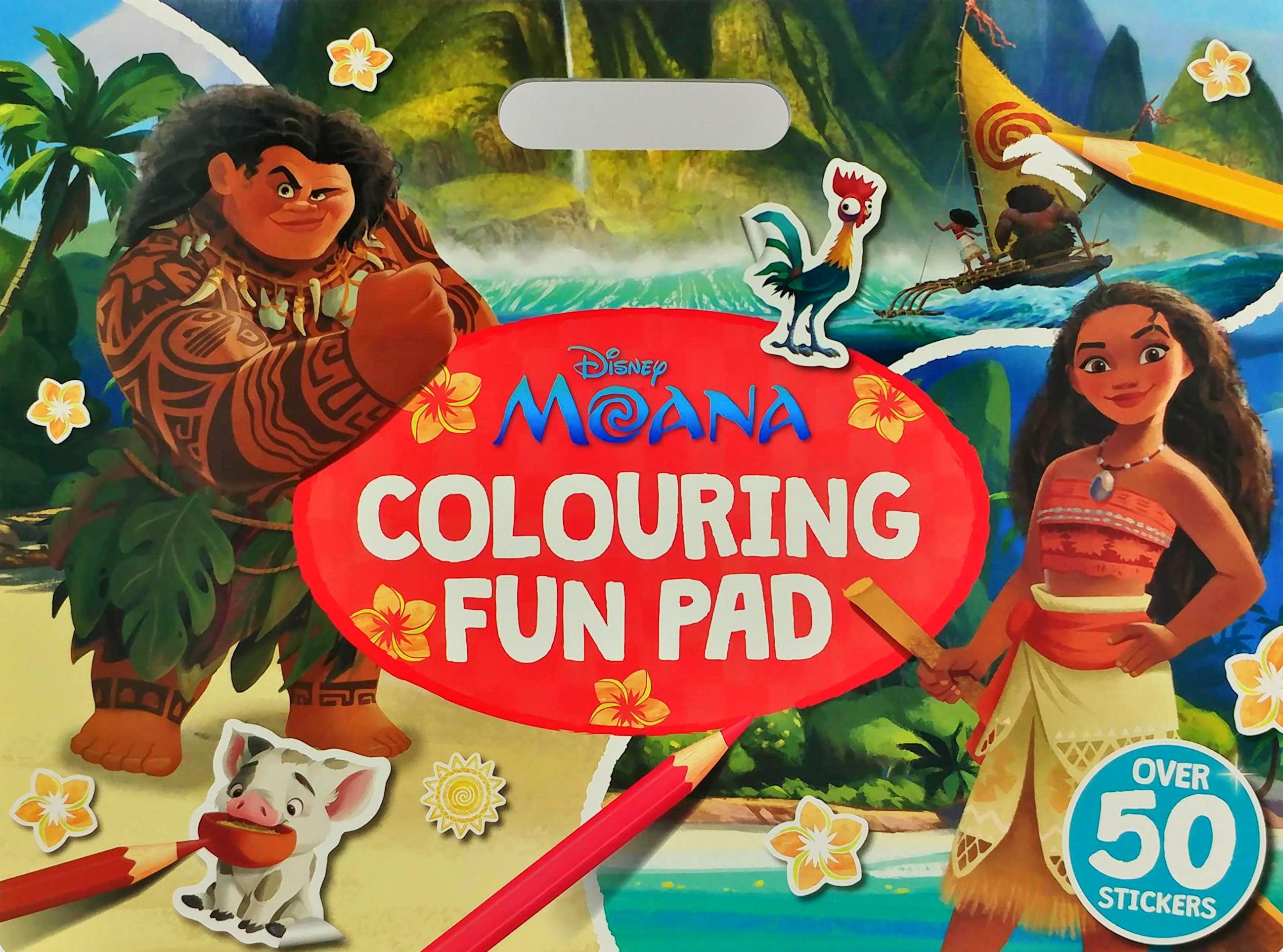 Disney Moana: Colouring Fun Pad - Disney Moana ( Sách Tô Màu + 50 ...