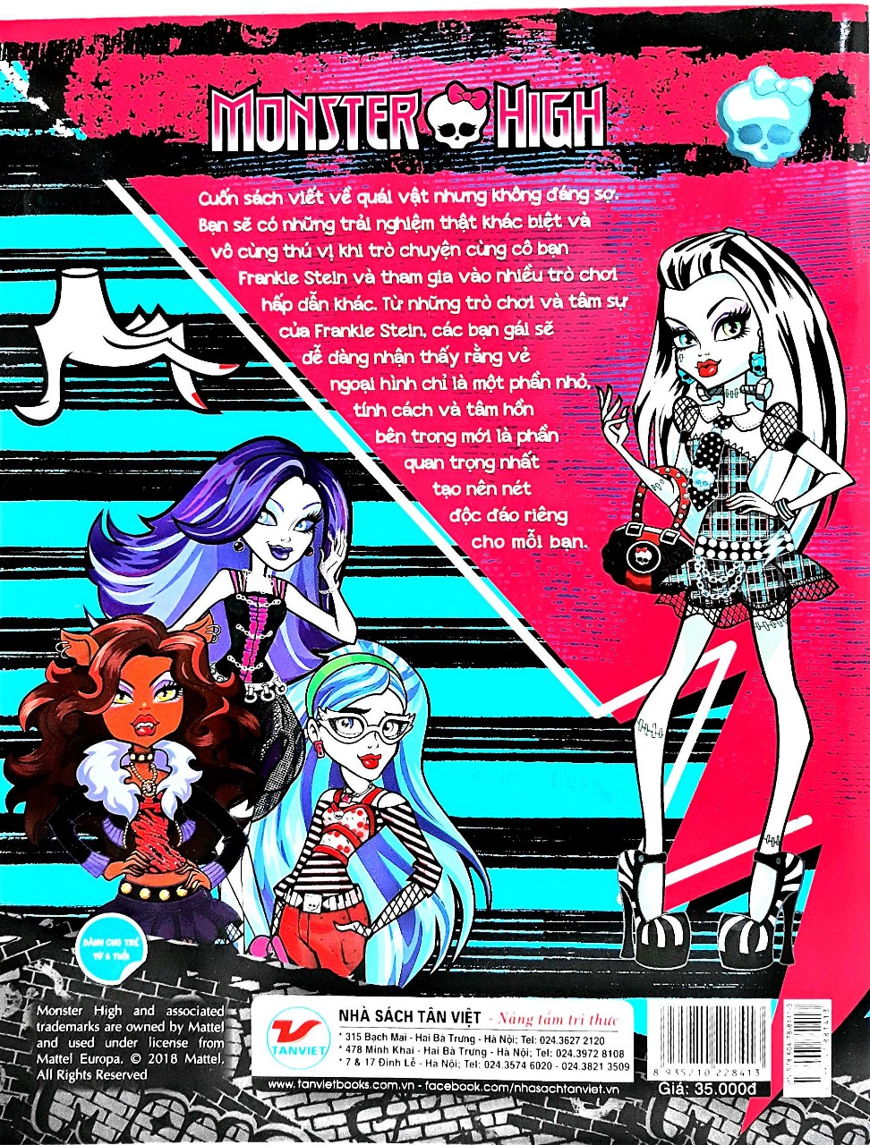 Monster High - Cẩm Nang Bạn Gái Cá Tính - Frankie Stein Và Những Người Bạn