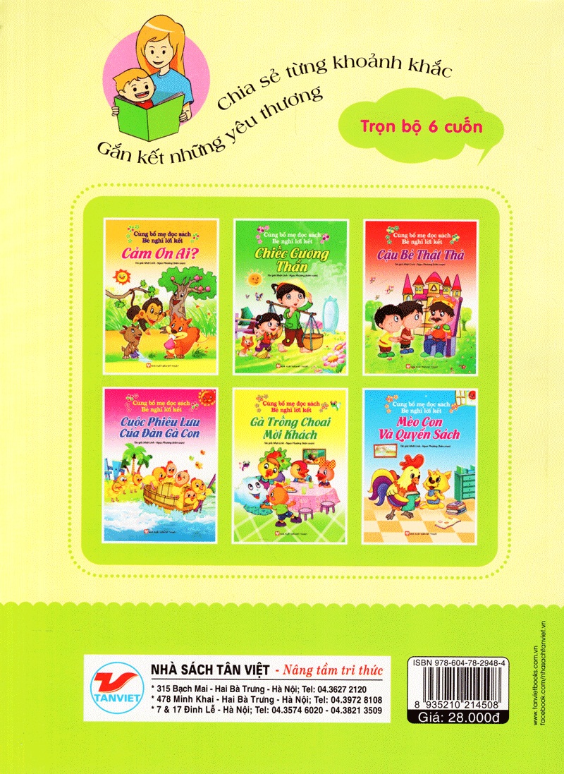 Cùng Bố Mẹ Đọc Sách - Bé Nghĩ Lời Kết - Gà Trống Choai Mời Khách