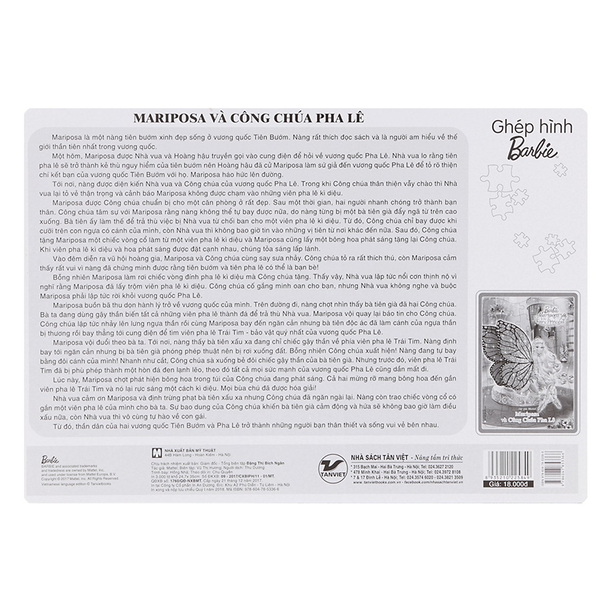 Ghép Hình Mariposa Và Công Chúa Pha Lê