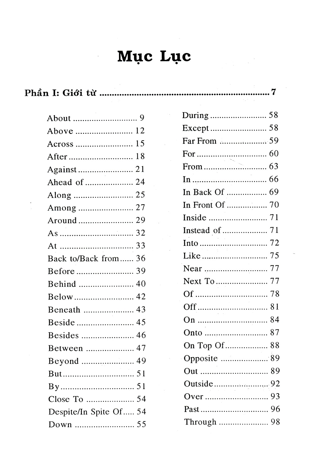 Hướng Dẫn Cách Dùng Giới Từ Tiếng Anh